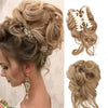 Messy Bun Hair Piece Wavy Curly Chignon Ponytail Hairpiece for Daily Wear - Effortless Glamor