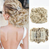 Short Messy Curly Dish Hair Bun Extension - Effortless Glamor