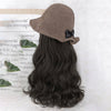 Ins Hot Fisherman's Cap Wig Long Curly Hair Big Waves For Daily Use - Effortless Glamor