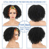 Afro Wrap Wigs 2 in 1 Black Wigs with Headband Attached Curlyfor Black WomenWigs - Effortless Glamor