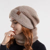 Beanies Neckerchief with Hair Attached for Women Hat Wigs - Effortless Glamor