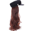 Octagon Cap Medium To Long Wavy Hair Wigs - Effortless Glamor