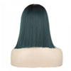 Ins Hot Ombre GreenBob Mini Lace Wigs - Effortless Glamor