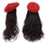 Medium Length Wavy And Straight Hair Beret Wigs - Effortless Glamor