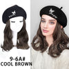 Beret For Medium Length Short Curly Hair - Effortless Glamor