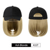 Baseball Cap Wig Hat With Hair Wig Naturally Cap With Wig Hat Wigs - Effortless Glamor