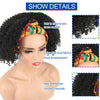 Afro Wrap Wigs 2 in 1 Black Wigs with Headband Attached Curlyfor Black WomenWigs - Effortless Glamor