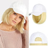 Ins Hot Baseball Cap with 14'' Hair Extensions Adjustable Wig - Effortless Glamor