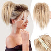 Messy ponytail clip extends hair - Effortless Glamor