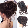 Messy Bun Hair Piece Wavy Curly Chignon Ponytail Hairpiece for Daily Wear - Effortless Glamor