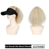 Women's Empty Top Hat Medium Wool Curly Wig For Daily Use - Effortless Glamor