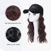 Long Wavy Wig Baseball Cap Natural Connection Wig Summer Adjustable - Effortless Glamor