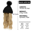 WigyyIns Hot Women Beanie Hat with Hair - Effortless Glamor