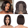 Ins Hot 12inch Short Straight Bob White Small Lace Wigs - Effortless Glamor