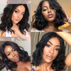 Natural Black Bob Wave Hot Mini Lace Front Wig - Effortless Glamor