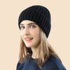 Ladies Short Straight Bob Hair Knitted Hat Wig - Effortless Glamor