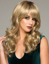 23 Inches Long Blonde Curly Wavy Wig - Effortless Glamor