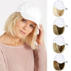 Ins Hot Baseball Cap with 14'' Hair Extensions Adjustable Wig - Effortless Glamor