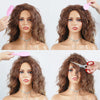 New Wave Golden Fluffy Hot Wigs - Effortless Glamor