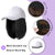 Short Hair Black And White Baseball Cap Wig - Effortless Glamor