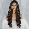 Ins Hot for Women Long Wavy Highlight Wigs - Effortless Glamor