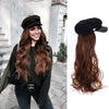 Octagon Cap Medium To Long Wavy Hair Wigs - Effortless Glamor