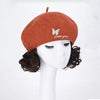 Wigyy Orange Beret Wavy Short Curly Wig For Daily Use - Effortless Glamor