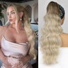 30-Second Dream Ponytail Extension(Body Wave) - Effortless Glamor