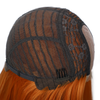 Ins Hot Orange Short Bob Mini Lace Front Wigs - Effortless Glamor