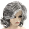 Short Grey Curly Wig Mixed Gray Wavy Wigs - Effortless Glamor