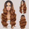 Long Natural Wave Black Wigs Middle Curly Wigs for Daily Use Hairs