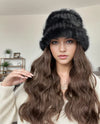 Winter Plush Thermal Wig Hat Wig - Effortless Glamor