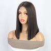 Ins Hot Dark Brown Short Bob Mini Lace Front Wigs For Daily Use