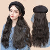 Long Curly Hair Fashion Hat Wig - Effortless Glamor