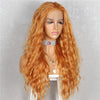 Long Curly Hair Small Volume Wave Forehead Lace Wig Suitable For Party Use