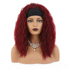 20''Dark Red Loose Wave Headband Wigs Brown Wave Wigs - Effortless Glamor