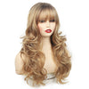 23 Inches Long Blonde Curly Wavy Wig - Effortless Glamor