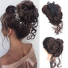 Messy Bun Hair Piece Wavy Curly Chignon Ponytail Hairpiece for Daily Wear - Effortless Glamor