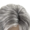 Short Grey Curly Wig Mixed Gray Wavy Wigs - Effortless Glamor