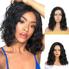 2022 Blinde Short Water Wave for Women Middle Point Natural Hairline Heat Resistant False Hair - Effortless Glamor