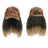 Baseball Cap Wig Synthetic Short Kinky Curly Wigs - Effortless Glamor