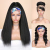 Empowering Kinky Straight Afro Wig with Sleek Black Headband – Limited Edition for Bold Women