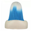 Ins Hot Ombre GreenBob Mini Lace Wigs - Effortless Glamor