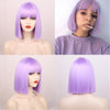 16 Colors ShortBob Wigs with Bangs - Effortless Glamor