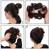 100% Human Hair Curly Bun - Effortless Glamor