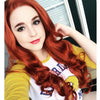 Fashion Orange Lace Front Wigs