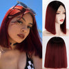 Ins Hot Shoulder Length for Women Colorful Bob Wigs