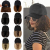 Ins Hot Baseball Cap Hair with 14 inch Wave Curly BobWig - Effortless Glamor