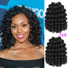 8inches Ombre Braiding Hair Jumpy Wand Curl Crochet Braids Synthetic Crochet Hair Extension for Black Women - Effortless Glamor