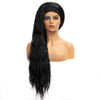 Natural Black Body Wave Headband 28''withWig - Effortless Glamor